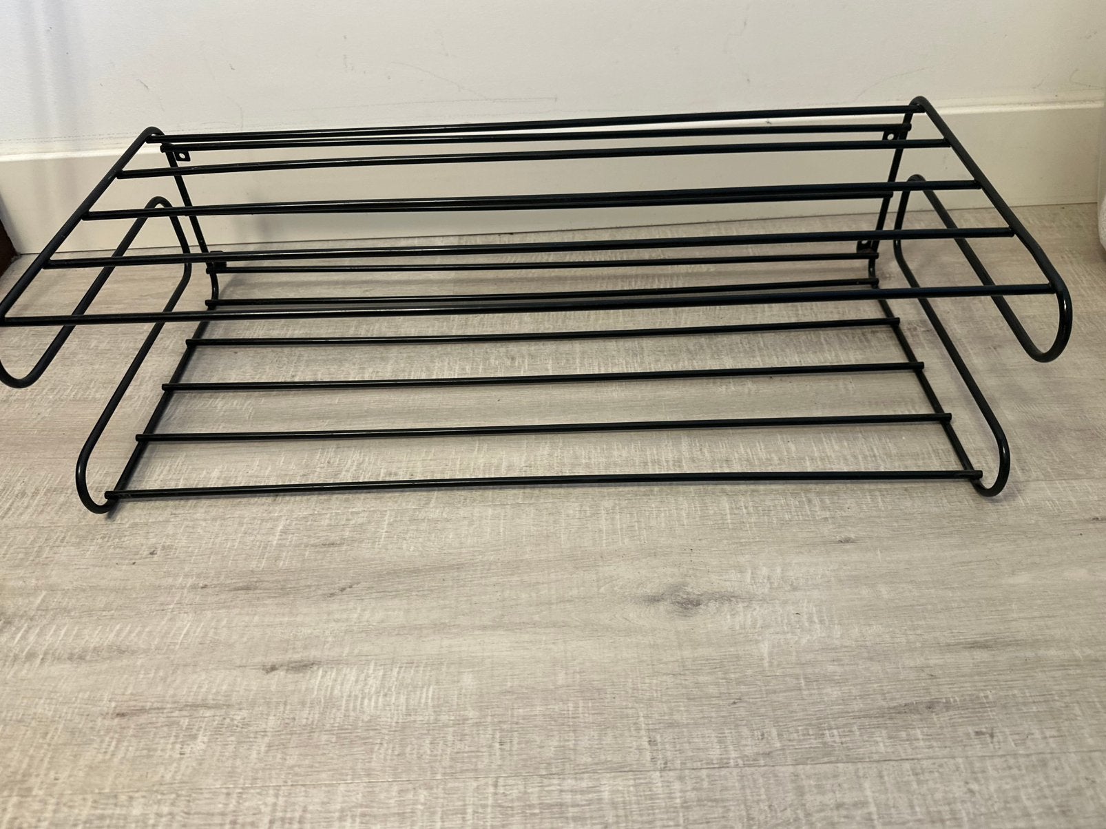 Ikea fran kapdtok schoenenrek zwart, Wandkapstok, Ophalen of Verzenden, Zo goed als nieuw, Minder dan 100 cm