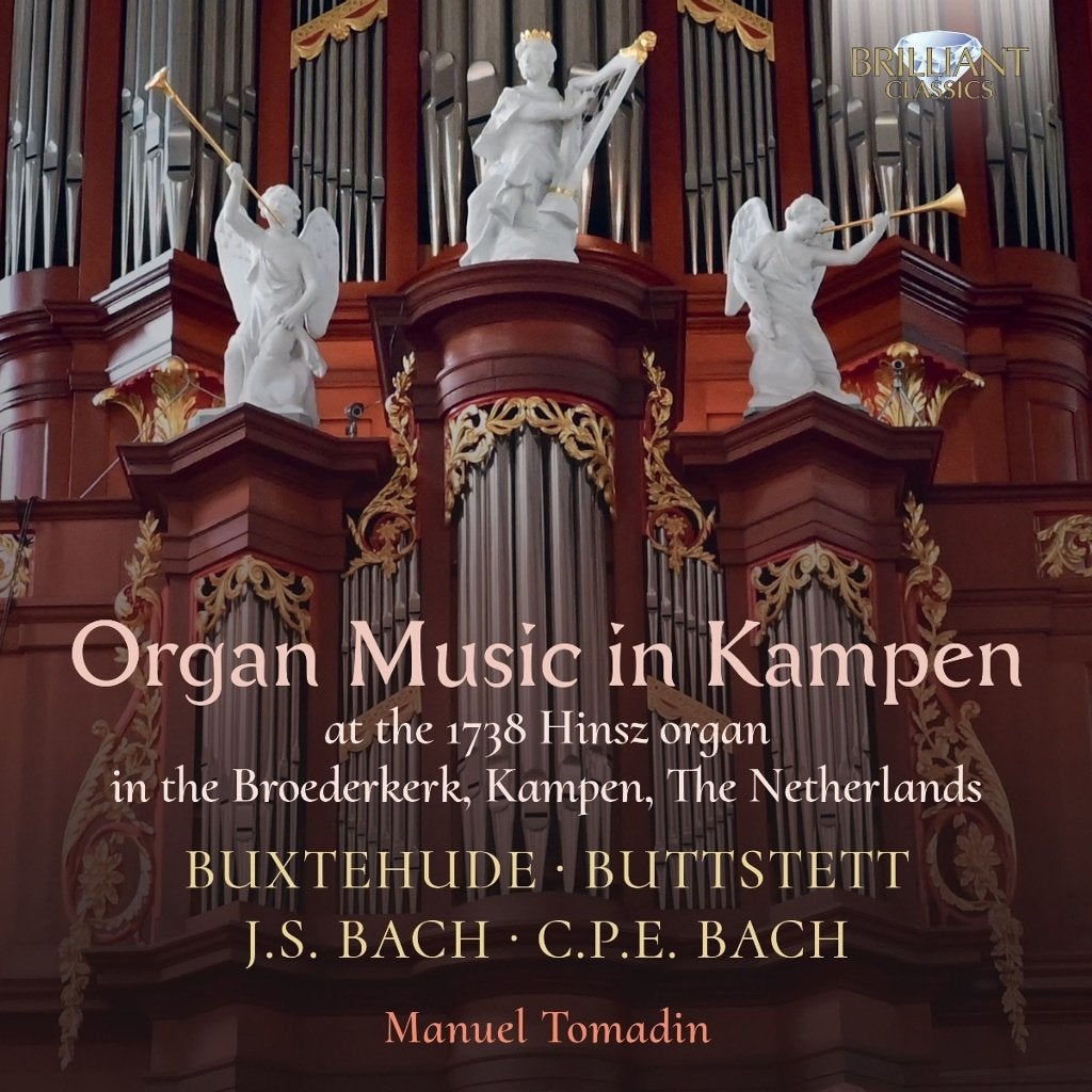 Manuel Tomadin Hinsz orgel Buxtehude Buttstett Bach, Ophalen of Verzenden, Barok, Nieuw in verpakking, Overige typen