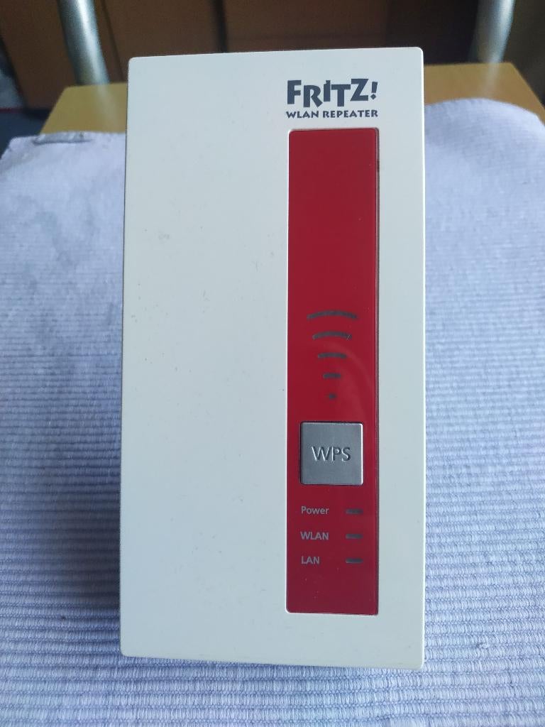 FRITZ!WLAN Repeater 1750E, Computers en Software, WiFi-versterkers, Ophalen of Verzenden, Zo goed als nieuw, Fritz