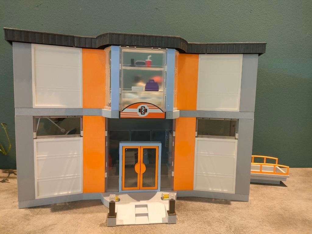 City life groot ziekenhuis met inrichting 70190, Ophalen, Zo goed als nieuw, Complete set