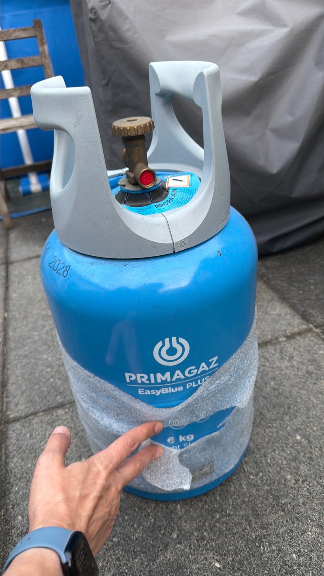 Primagaz 6 kg in goede staat, Ophalen, Zo goed als nieuw
