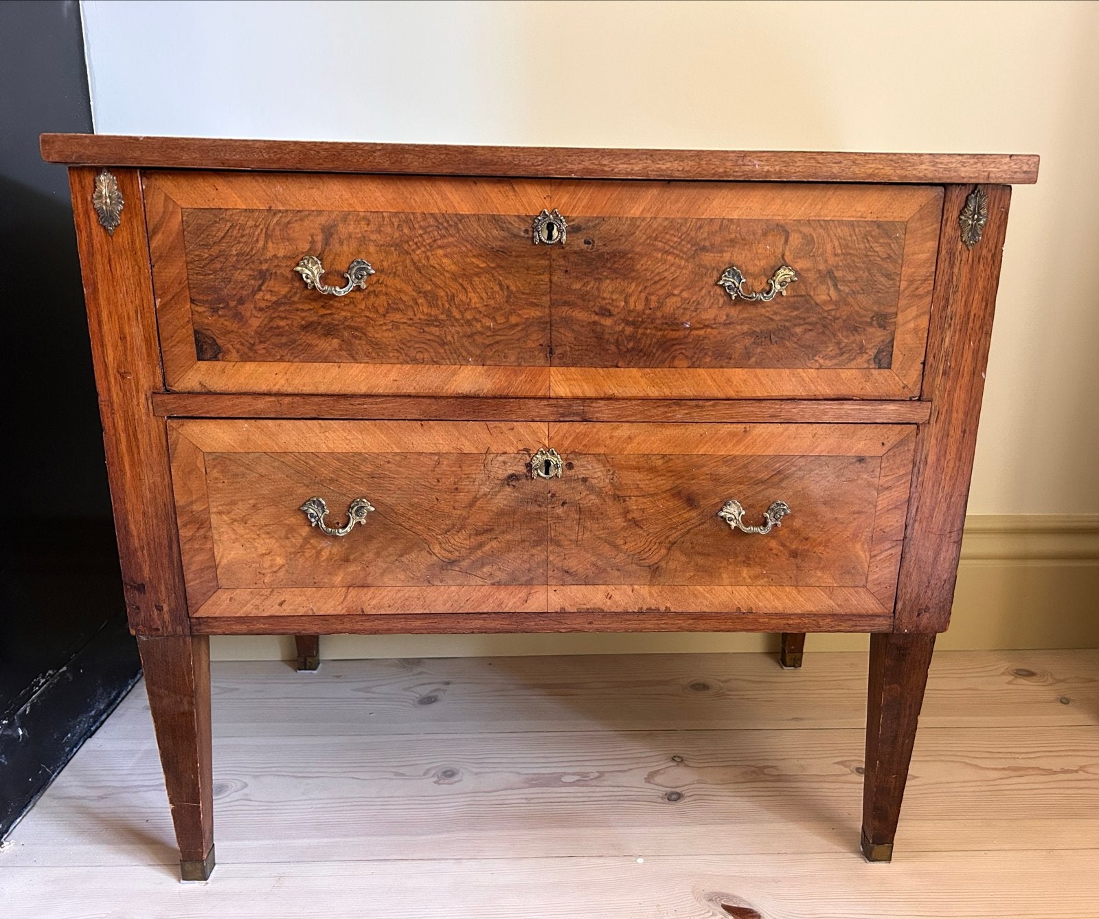 Antieke houten ladekast, Antiek en Kunst, Antiek | Meubels | Kasten, Ophalen