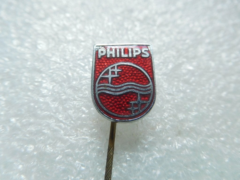 speldje Philips emaille, Verzamelen, Verzenden, Zo goed als nieuw, Overige onderwerpen