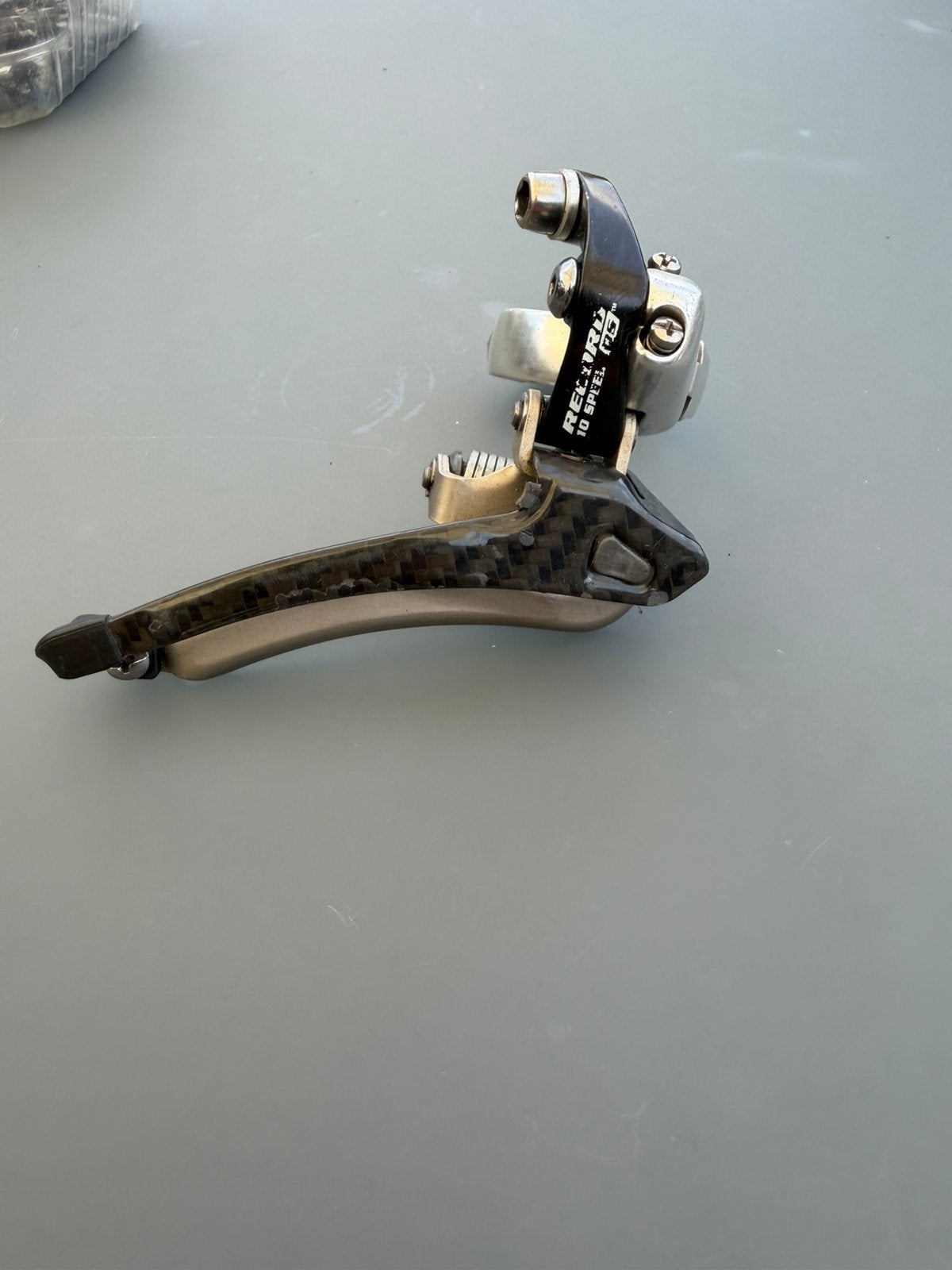 Lot Campagnolo record voor derailleurs, Ophalen of Verzenden, Zo goed als nieuw, Zilver, Overige materialen