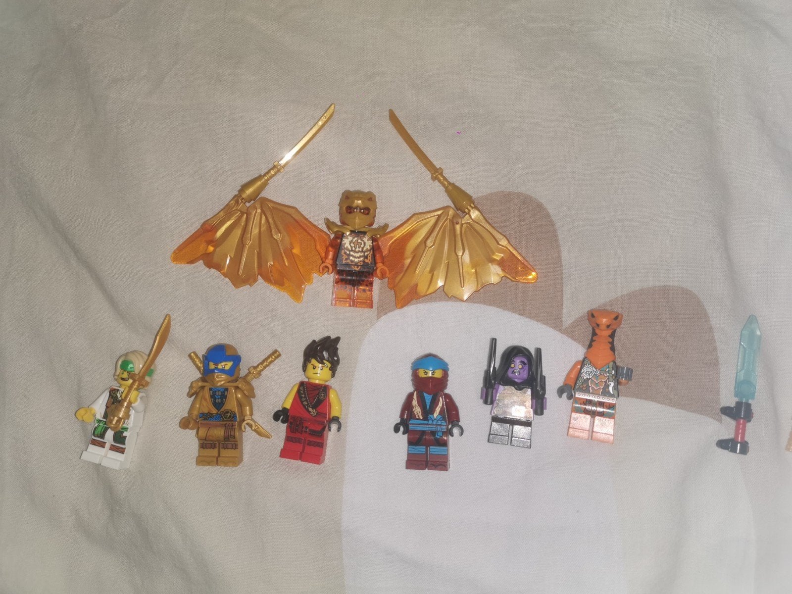 Lego Ninjago minifiguren  (7 stuks), Ophalen of Verzenden, Gebruikt
