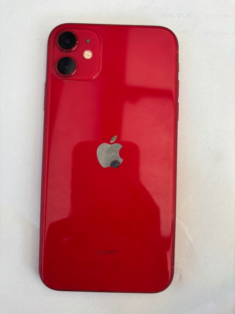 iPhone 11 128 GB Rood (PRODUCT RED) | Werkt Perfect, Telecommunicatie, Zonder simlock, Zonder abonnement, Rood, 128 GB