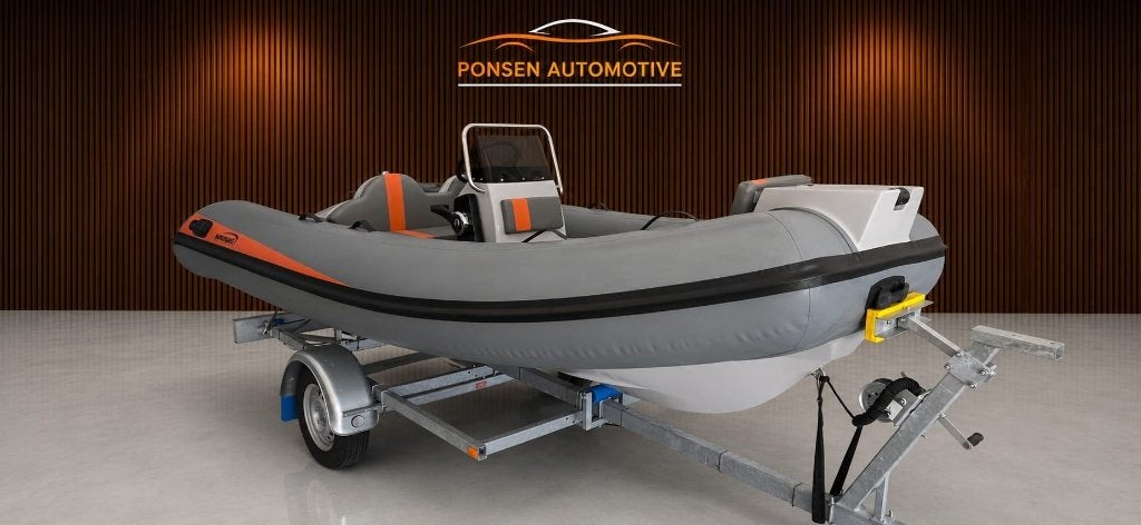 nimarine rubberboot met 15pk suzuki motor en trailer nieuw, Watersport en Boten, Rubberboten, Ophalen, Inclusief motor, 15 pk