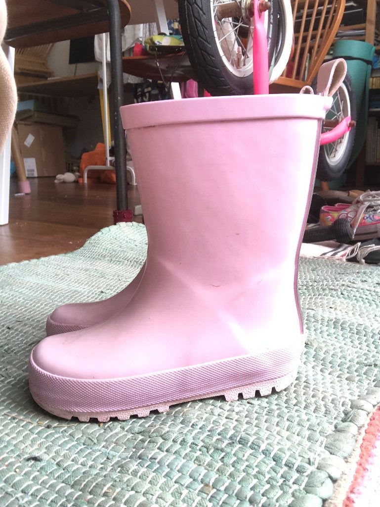 HEMA regenlaarzen roze maat24/25, Gebruikt, Meisje, Ophalen of Verzenden, Laarzen