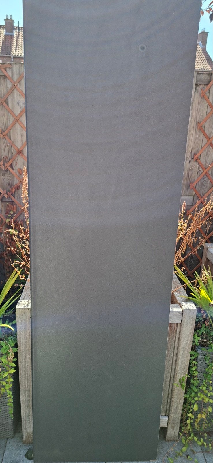 Nieuw aanrechtblad met verhoogde rand (216x60x3cm), Overige typen, Ophalen, Nieuw, Grijs