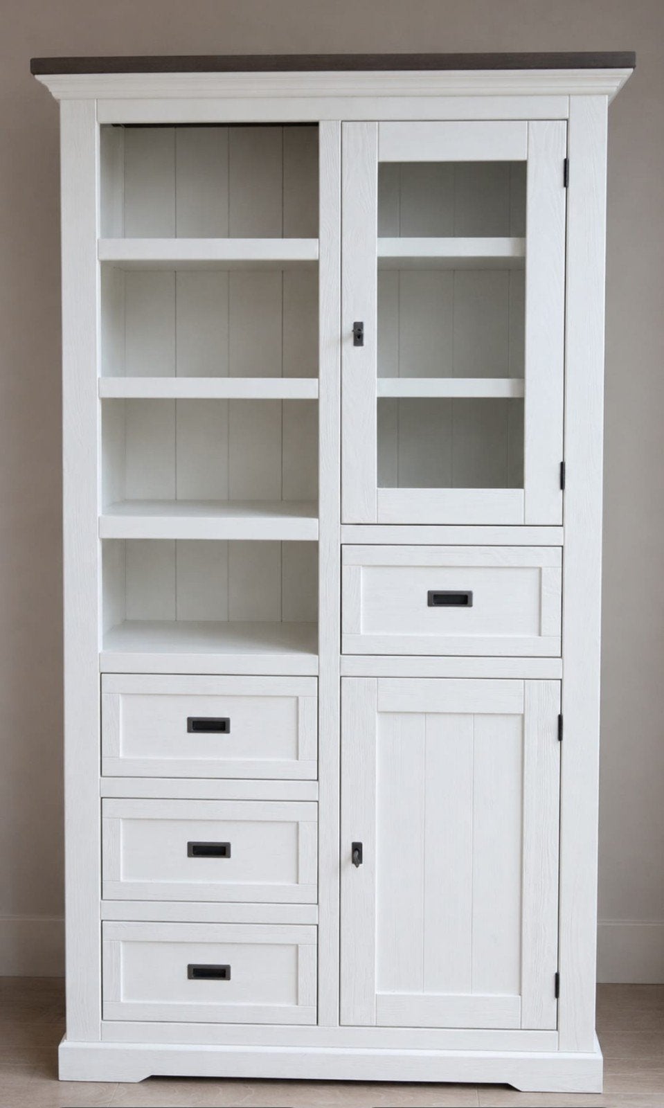 Houten buffetkast, Huis en Inrichting, Kasten | Buffetkasten, Ophalen, Gebruikt, 100 tot 150 cm, 200 cm of meer