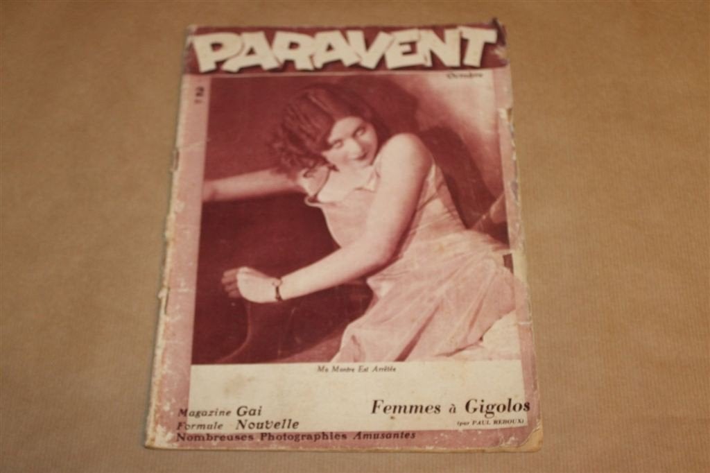 Paravent 1933 Nr 6 — Vintage Frans Erotisch Tijdschrift, Boeken, Ophalen of Verzenden, Gelezen