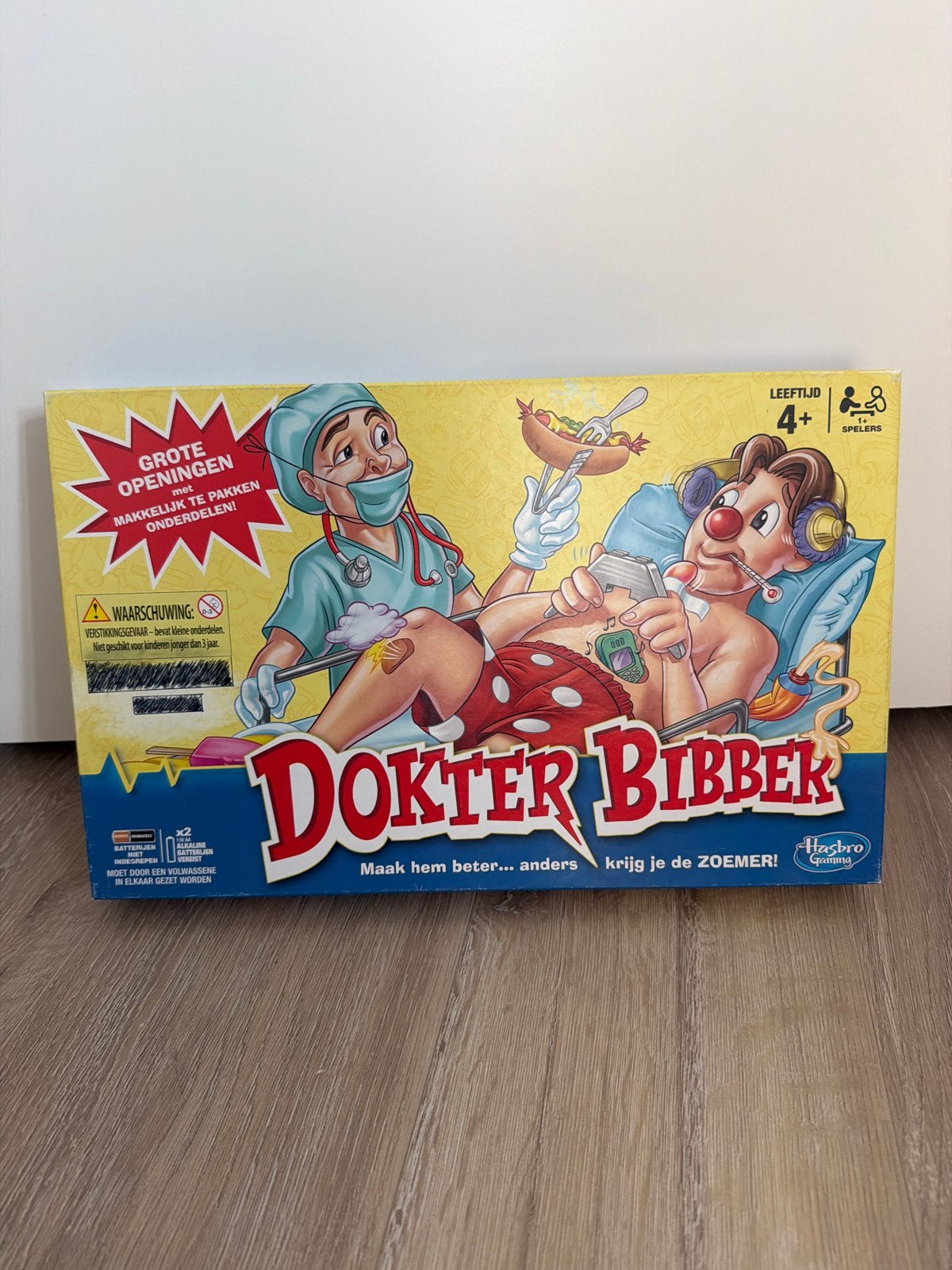 Dokter Bibber spel van Hasbro Gaming, Een of twee spelers, Ophalen of Verzenden, Gebruikt