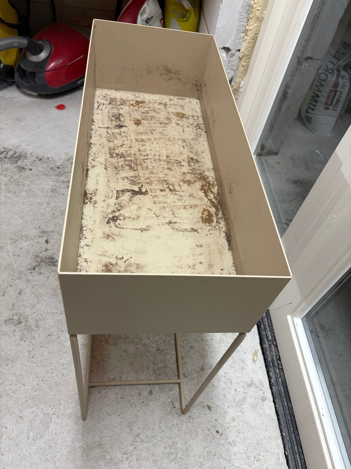 Stalen Plantenbak - 70cm Hoog, Tuin en Terras, Gebruikt, Ophalen of Verzenden, Binnen, Metaal