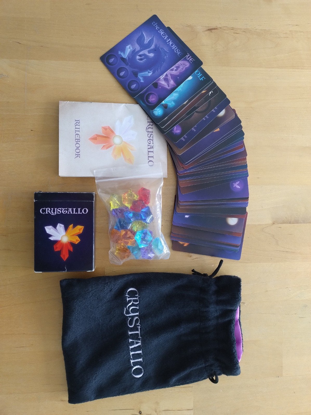 Crystallo Solo spelletje, Ophalen