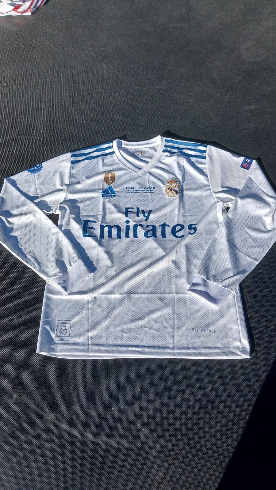 Real Madrid 2017-18 homeshirt longsleeve Ronaldo, Wit, Nieuw, Ophalen of Verzenden, Voetbal
