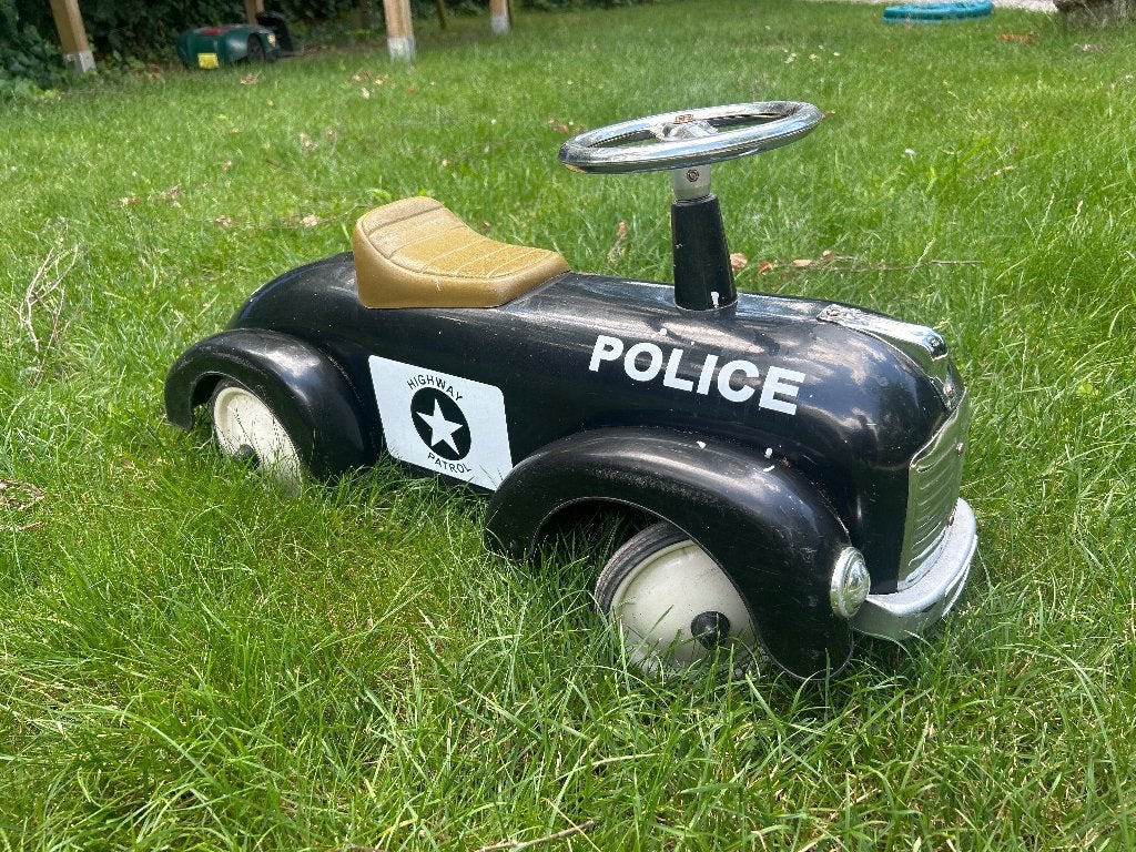 Loopwagen Politieauto Vintage, Ophalen of Verzenden
