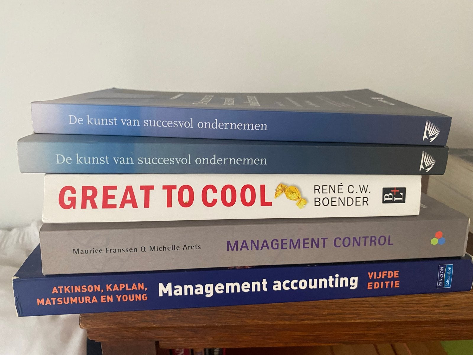Management boeken: Accounting, Control, Ondernemen, Boeken, Ophalen of Verzenden, Gamma, Zo goed als nieuw, HBO