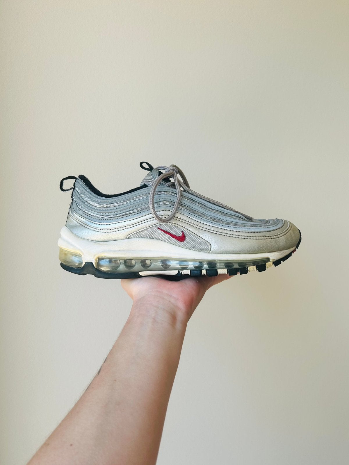 Nike Air Max 97 sneakers - silver bullet, Overige kleuren, Verzenden, Sneakers of Gympen, Gedragen