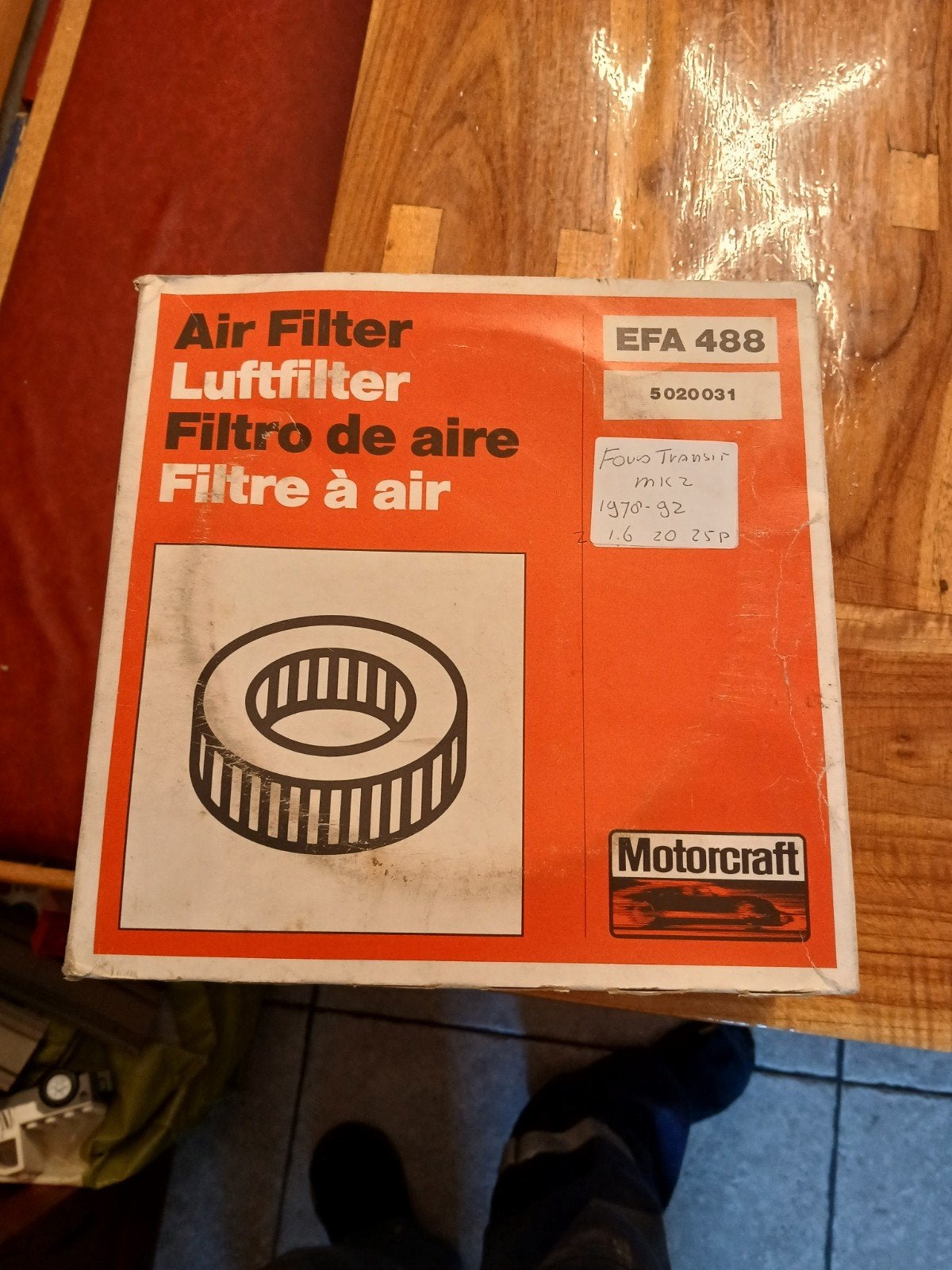 luchtfilter transit mk2, Ophalen of Verzenden, Nieuw
