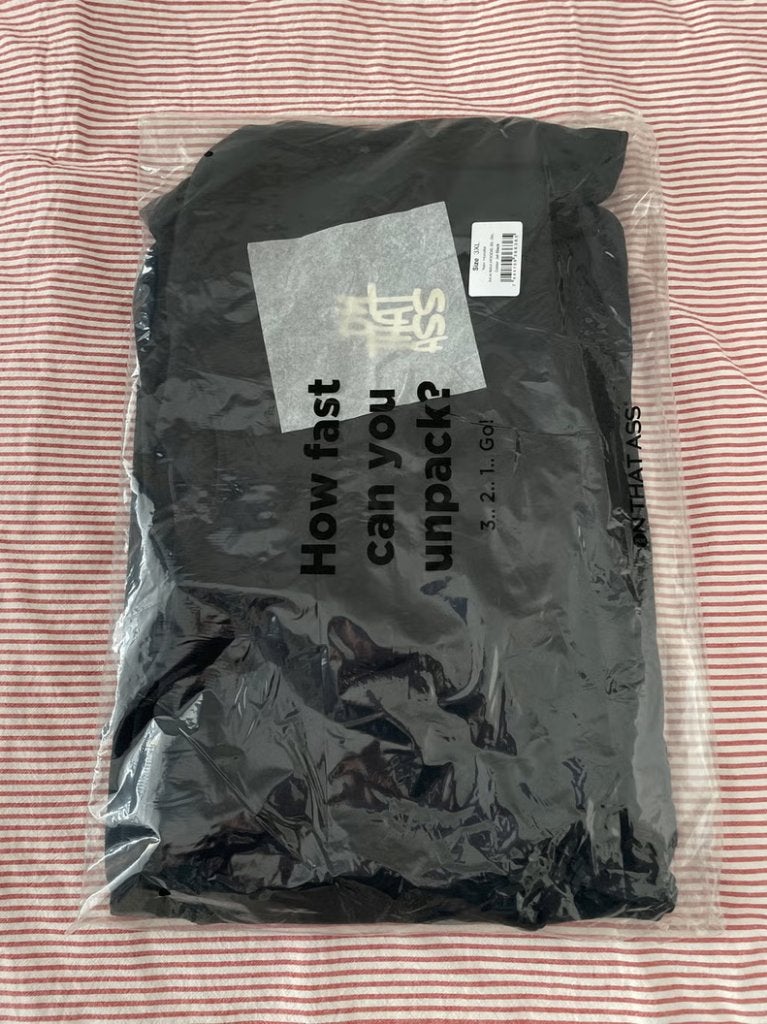 On That Ass Hoodie 3XL - Nieuw in verpakking, Ophalen, Nieuw, Overige maten, Zwart