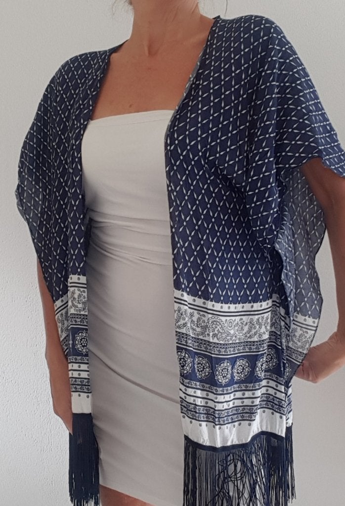 mooi shirt large, Ophalen of Verzenden, Zo goed als nieuw, Maat 42/44 (L), Blauw