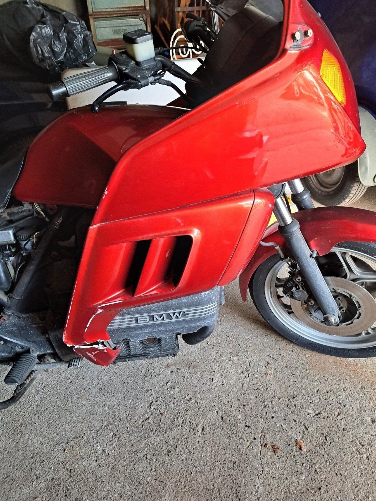 Te koop bmw k100 voor onderdelen of opknapen, Motoren, Onderdelen | BMW, Ophalen