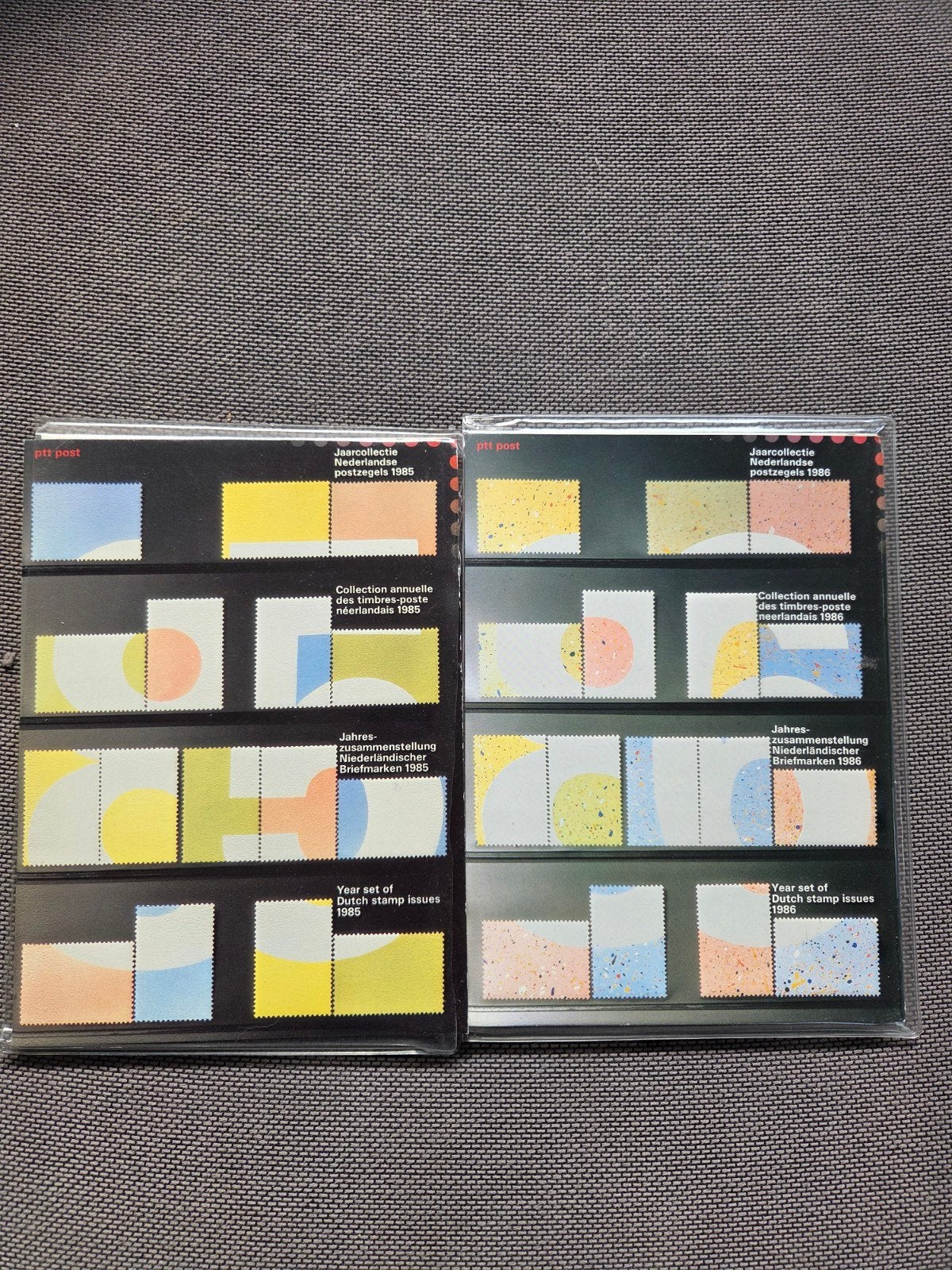 Jaarcollectie Nederlandse postzegels 1985 en 1986, Postzegels en Munten, Ophalen of Verzenden, Na 1940, Postfris