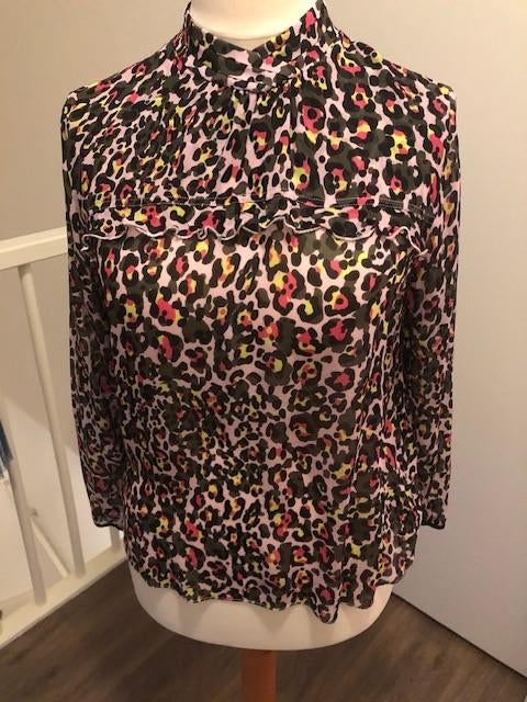 Marccain blouse met kol mt. 6, Overige kleuren, Verzenden, Maat 42/44 (L), Zo goed als nieuw