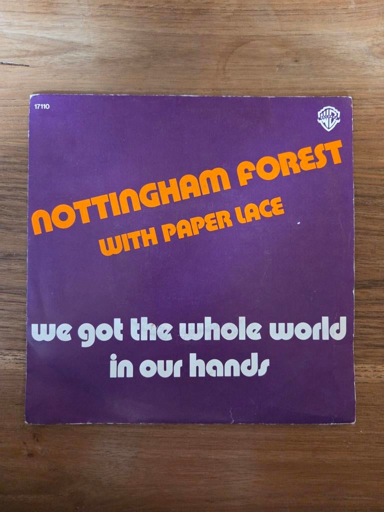 Nottingham Forerst with paper lace - We got the whole world, Cd's en Dvd's, Vinyl Singles, Gebruikt, 7 inch, Single, Ophalen of Verzenden