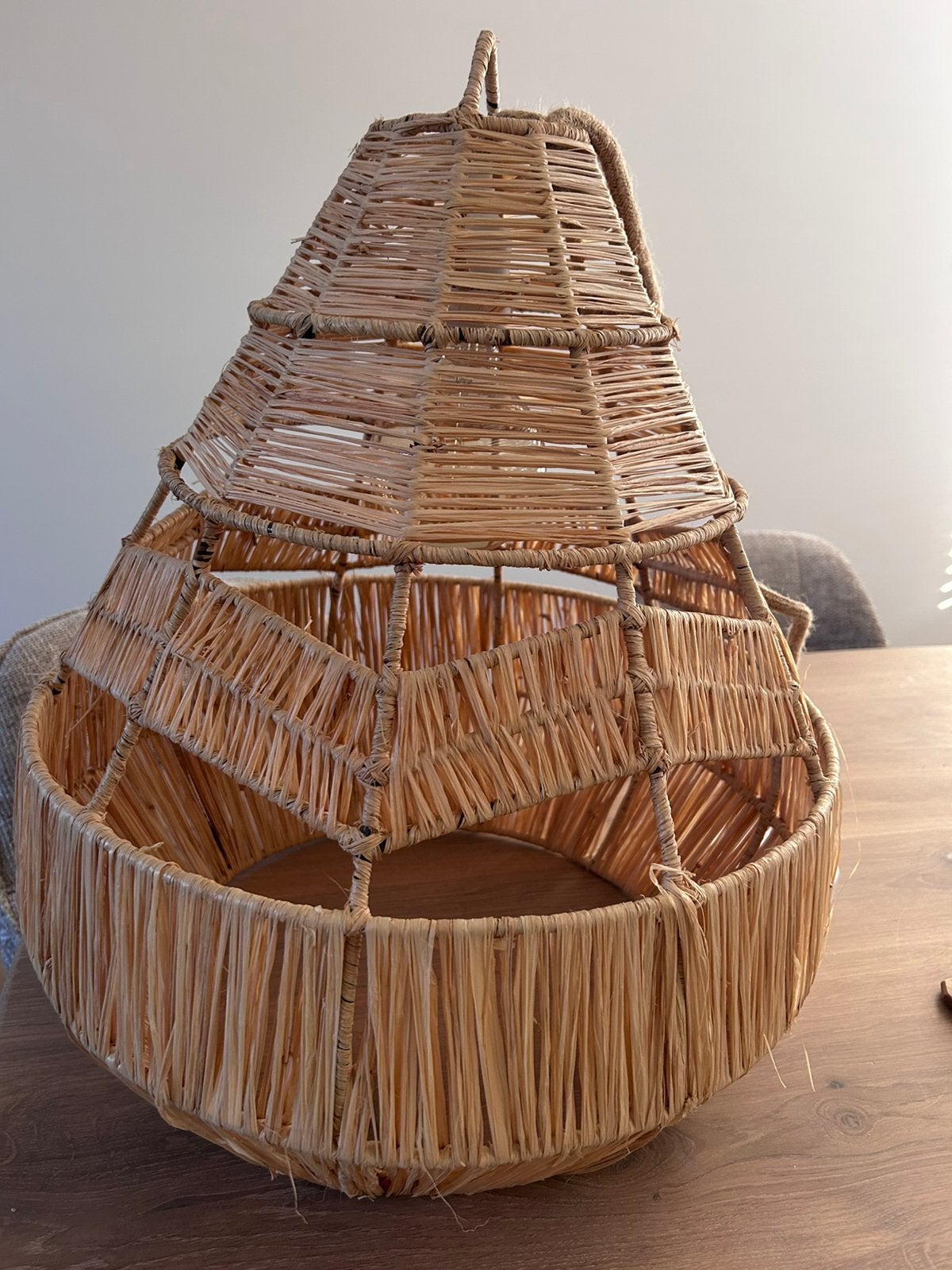 Mooie ibiza rotan lampen, Ophalen, Zo goed als nieuw