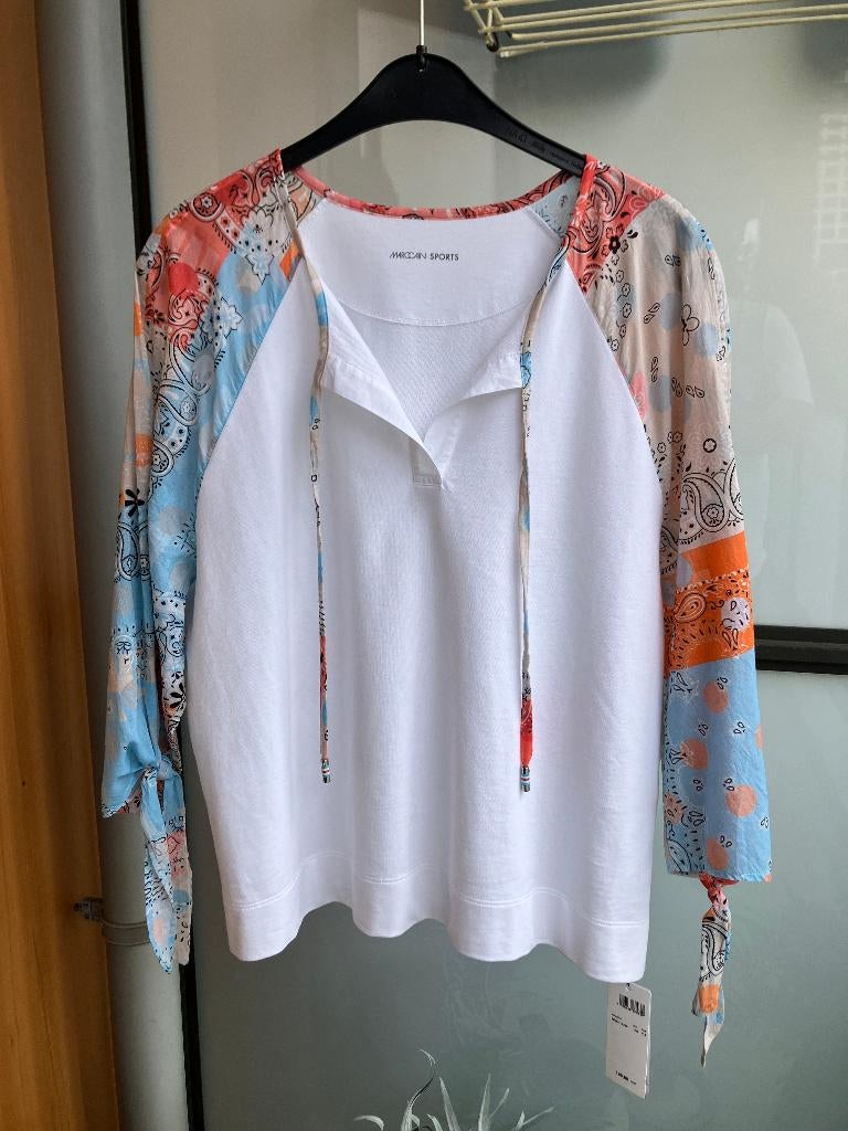 Marc Cain sweatshirt, Kleding | Dames, Marc Cain, Wit, Maat 42/44 (L), Nieuw