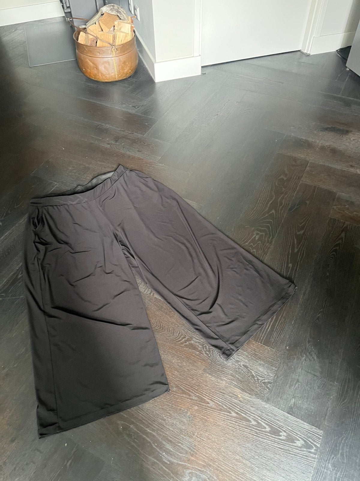 Yoek wijde zwarte broek XXL 54/56, Zwart, Maat 46/48 (XL) of groter, Ophalen of Verzenden, Zo goed als nieuw