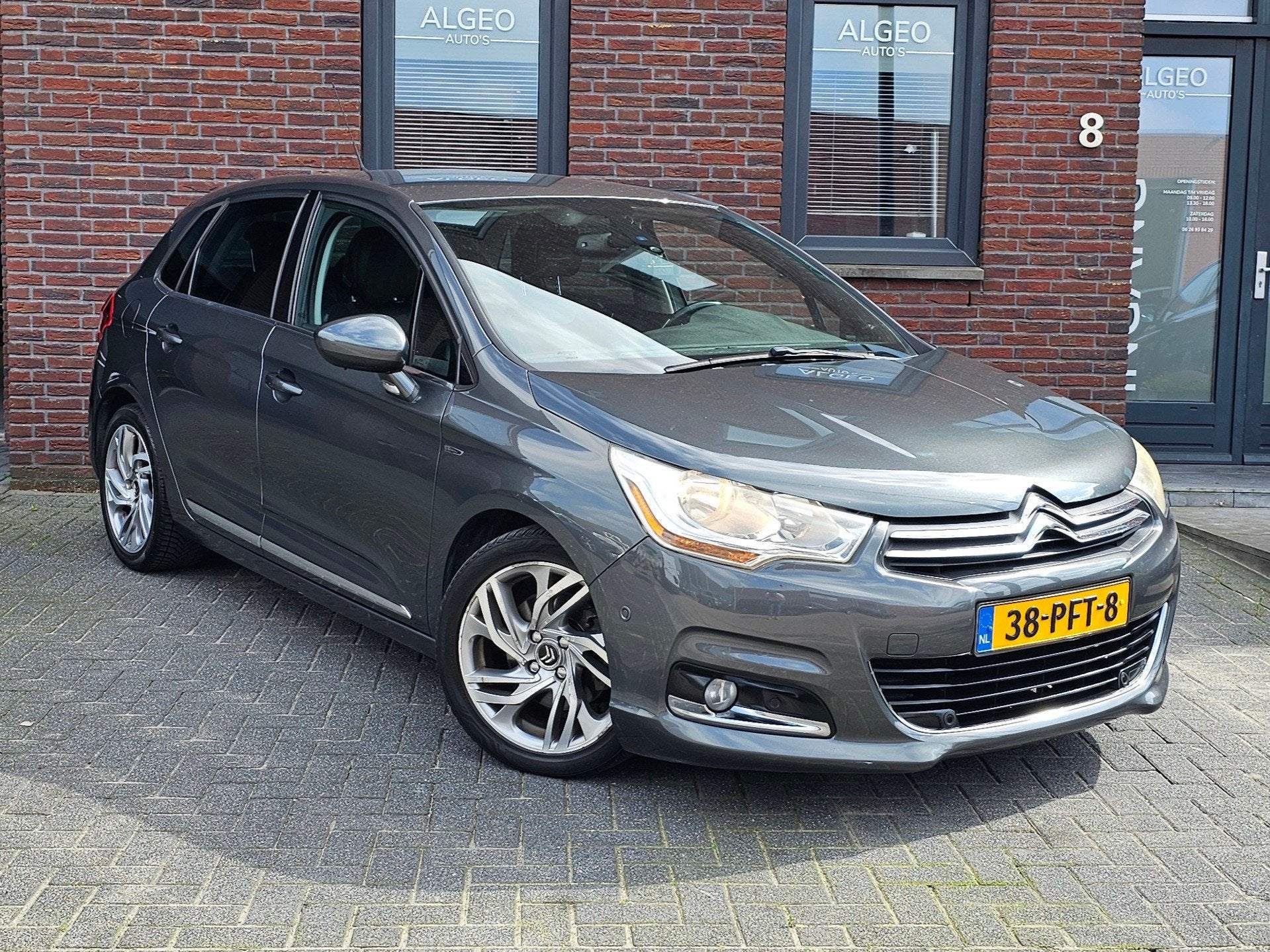 Citroen C4 1.6 THP Exclusive Export/ Handel, Auto's, Gebruikt, Zwart, Origineel Nederlands, Bedrijf