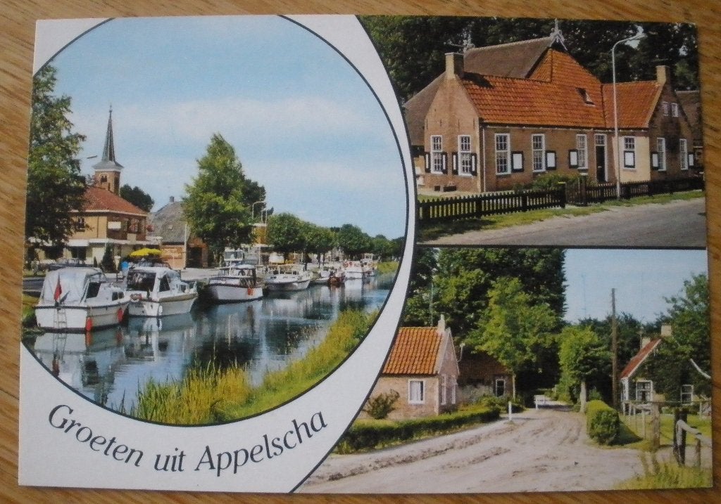 Groeten uit Appelscha - Zandpad, Verzamelen, Ophalen of Verzenden, 1960 tot 1980, Ongelopen, Friesland