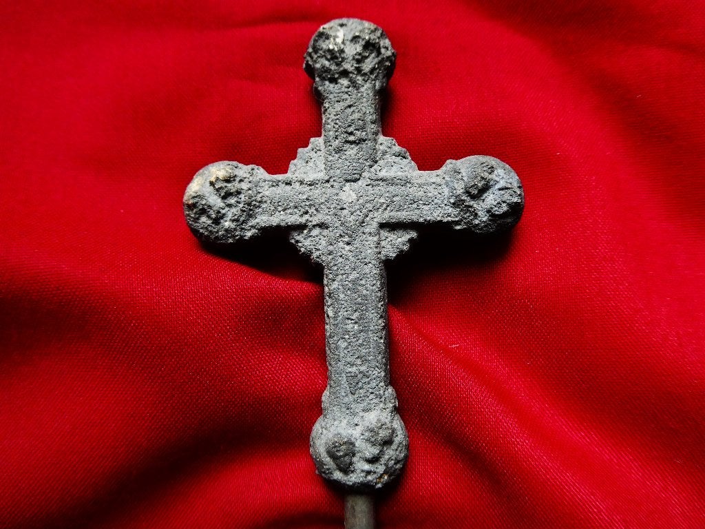 2 Grafkist handgrepen met 1 grafkistsluiting Memento Mori, Ophalen of Verzenden