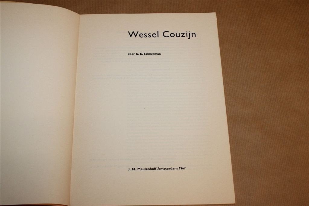Wessel Couzijn — Nederlandse Beeldhouwkunst, Monografie 1967, Ophalen of Verzenden, Gelezen
