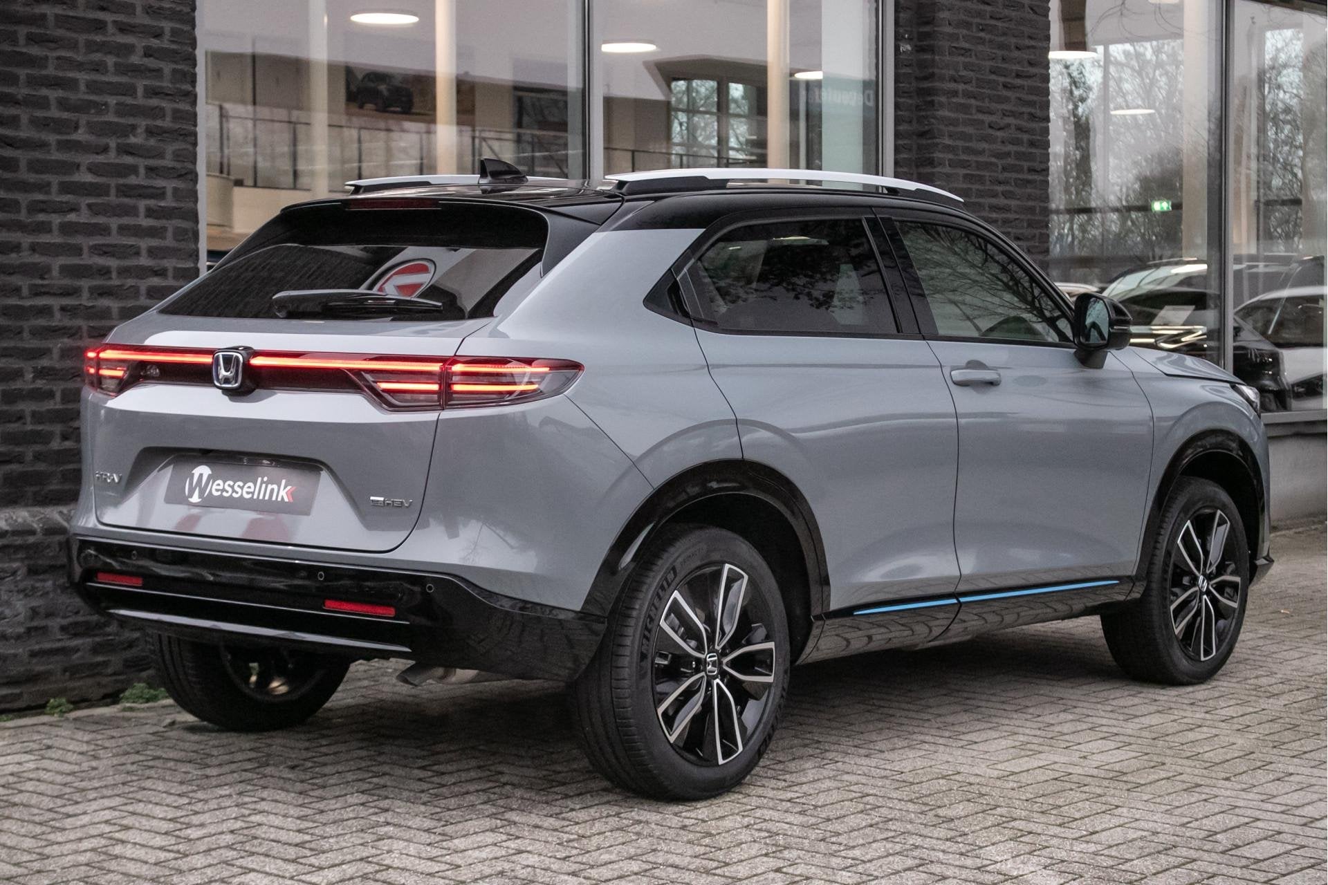 Honda HR-V 1.5 e:HEV Advance Style - Cons.prijs rijklr | Hon, 1380 kg, 1498 cc, Zwart, Leder en Stof
