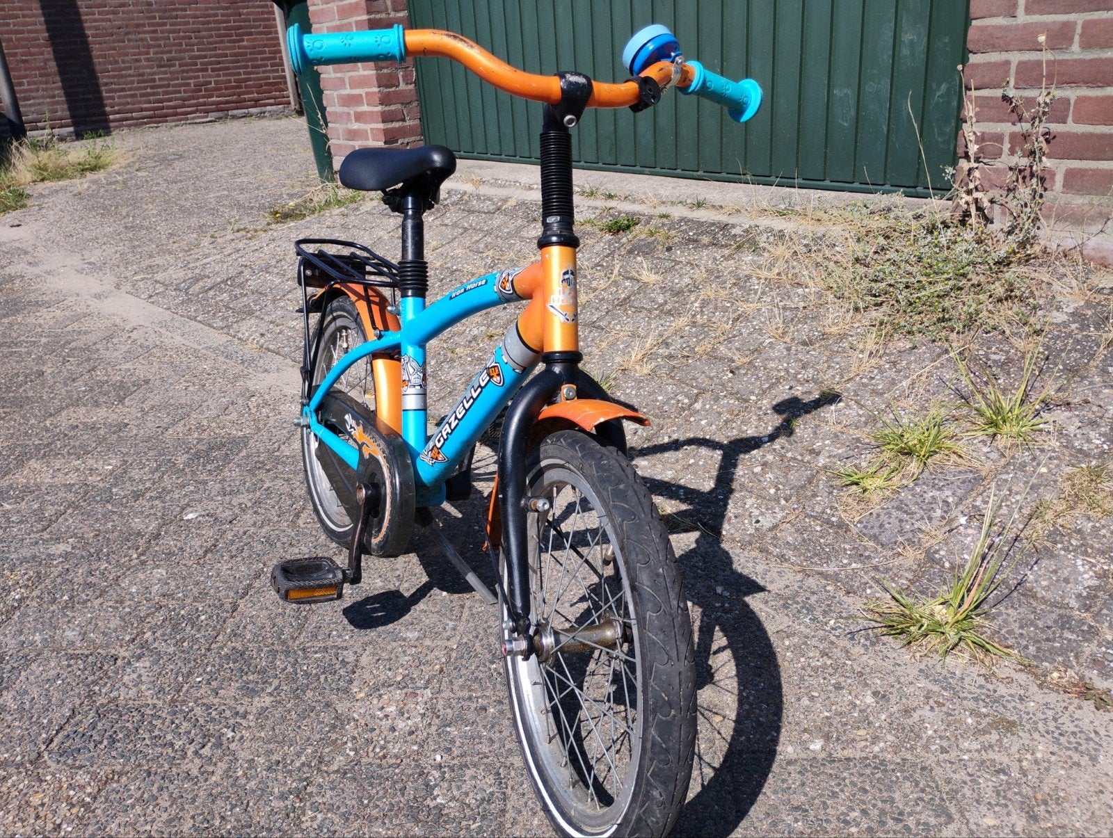 Jongensfiets 16 inch met nieuw zadel, Ophalen, Gebruikt, 16 tot 20 inch, Gazelle