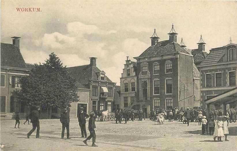 380-816-037 Workum, Verzenden, Voor 1920, Friesland
