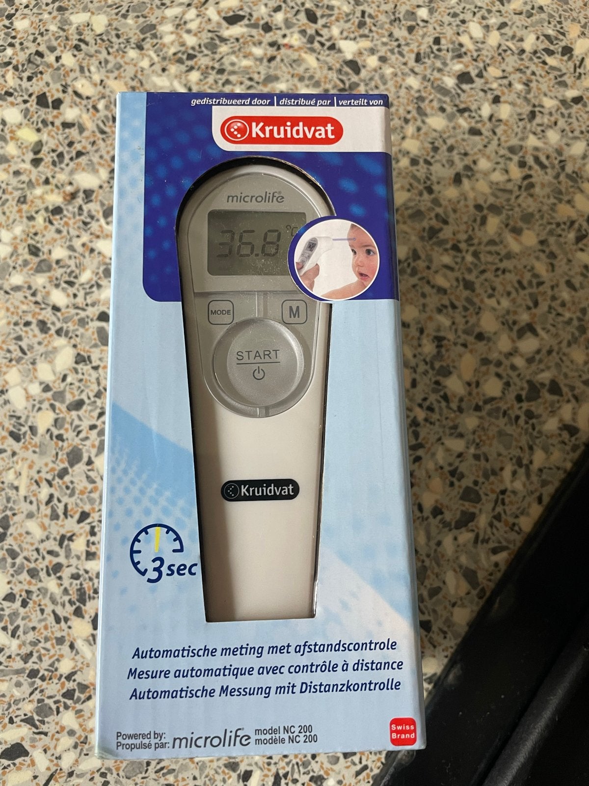 Kruidvat Microlife Contactloze Thermometer NC 200, Ophalen of Verzenden, Nieuw