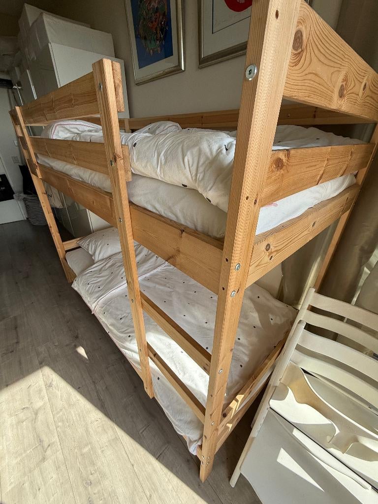 stapelbed mydal ikea hout, Kinderen en Baby's, Kinderkamer | Stapelbedden en Hoogslapers, Ophalen, Nieuw, Stapelbed