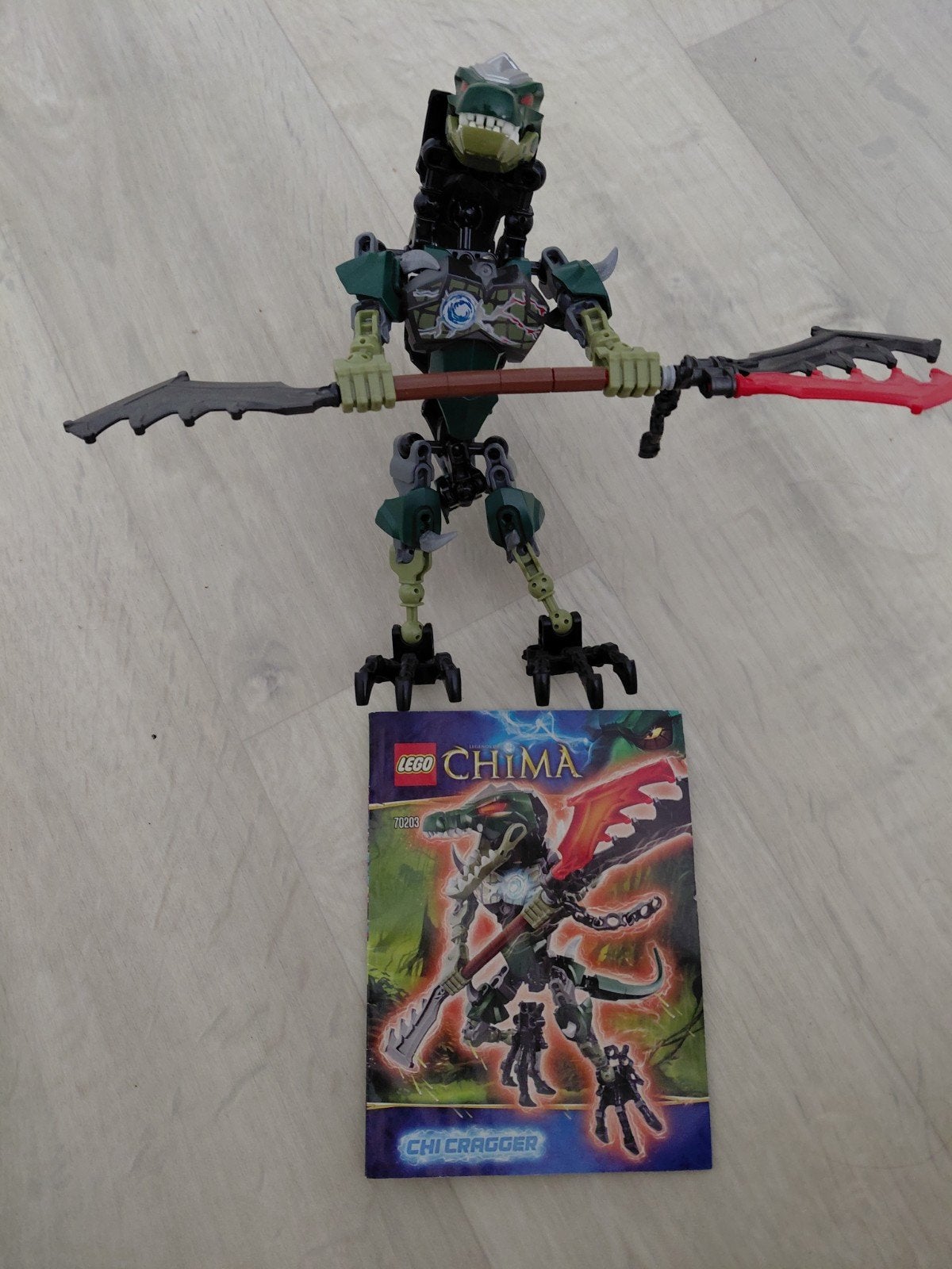 LEGO Chima CHI Cragger bouwbaar figuur met instructies, Ophalen of Verzenden