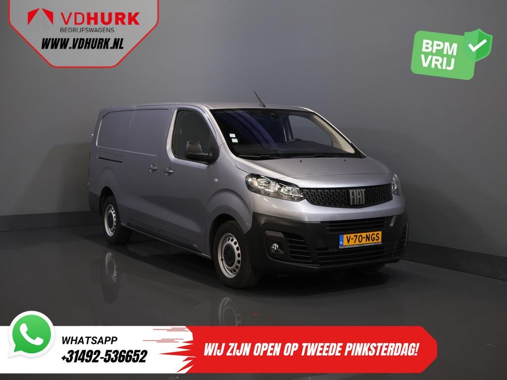 Fiat Scudo 2.0 MJ 145 pk L3 BPM VRIJ! (DEMO) Adapt.Cruise/ C, Auto's, Voorwielaandrijving, 145 pk, Stof, 4 cilinders