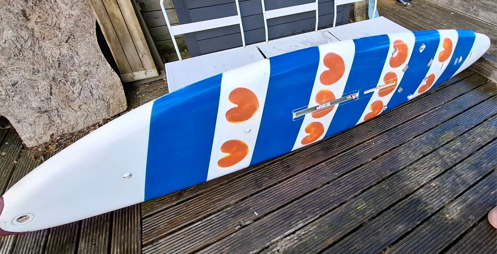 Surfplank met Friese vlag. (3 meter), Ophalen, Gebruikt