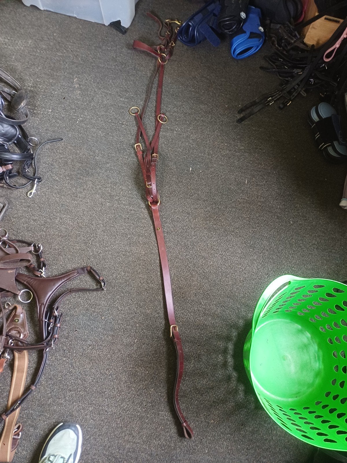 Rood bruin voor tuig br maat ful, Ophalen of Verzenden