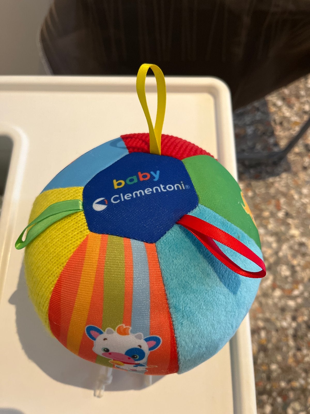 Baby Clementoni zachte bal met dierengeluiden, Ophalen, Zo goed als nieuw, Overige typen, Met geluid