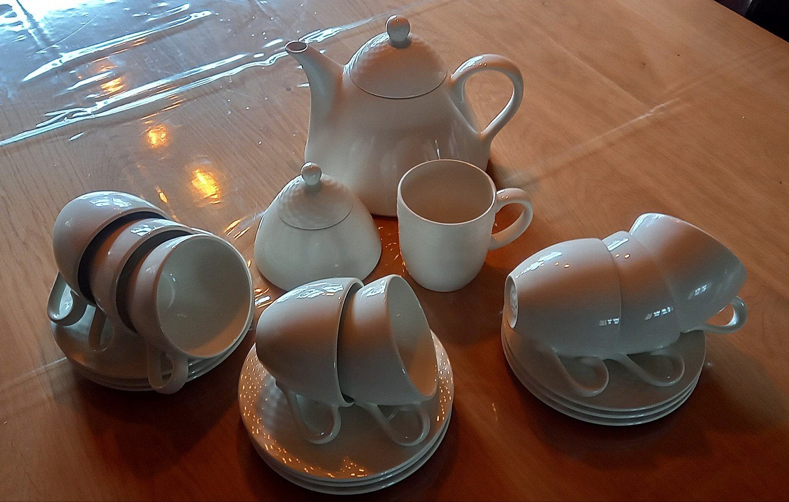 Italiaanse theeservies, Huis en Inrichting, Keuken | Servies, Ophalen of Verzenden, Zo goed als nieuw, Overige stijlen, Kop(pen) en/of Schotel(s)