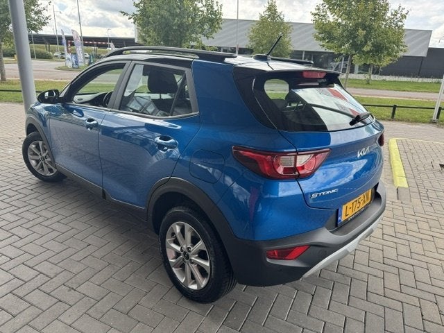 Kia Stonic 1.0 T-GDi MHEV HYBRID DYNAMICLINE (bj 2021), Auto's, Voorwielaandrijving, Gebruikt, Euro 6, Blauw