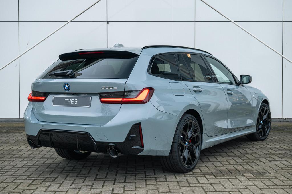 BMW 3 Serie Touring 330e M Sport Automaat / Panoramadak / Tr, Auto's, Automaat, 1998 cc, Achterwielaandrijving, Zwart