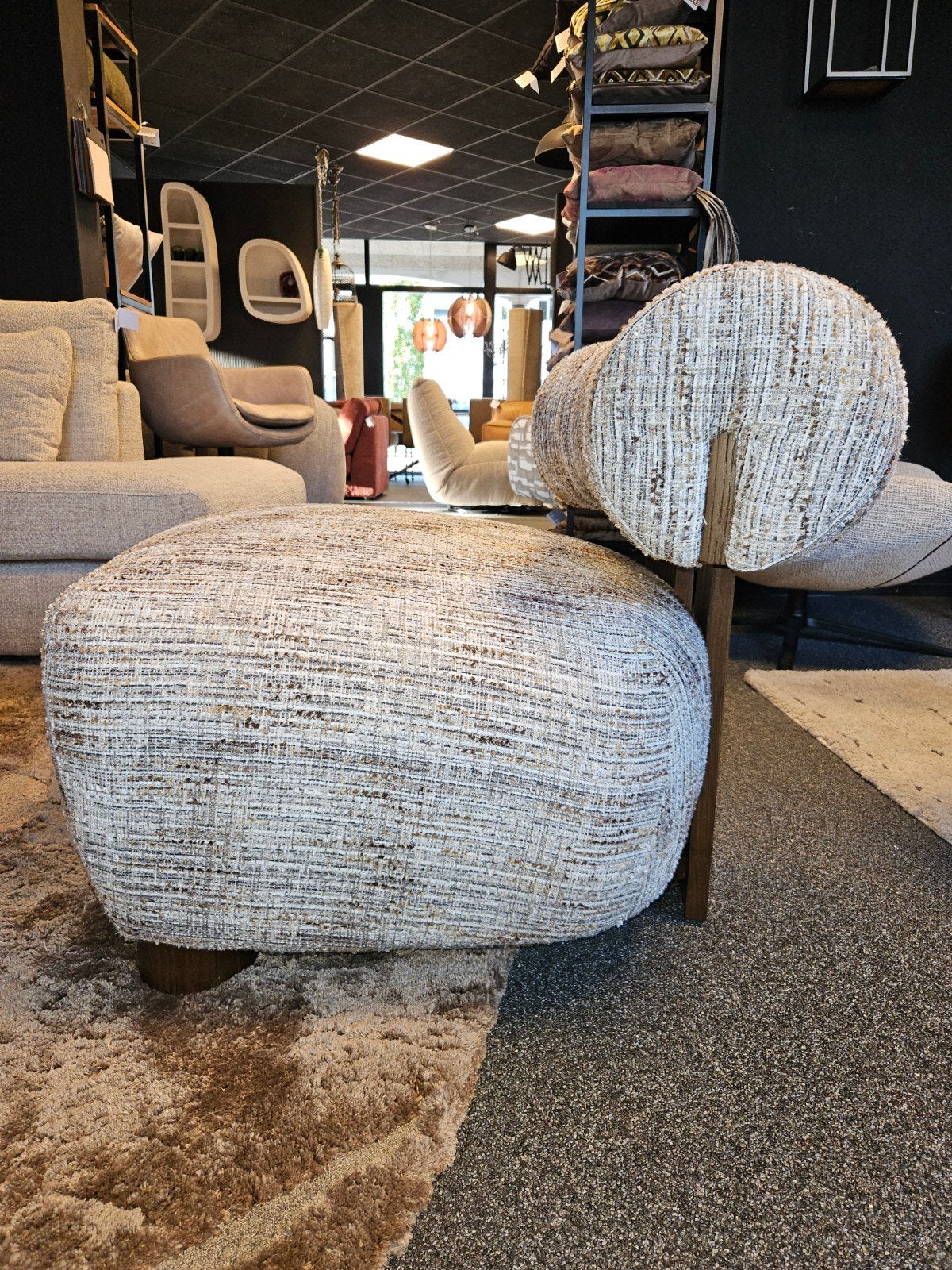 fauteuil Arabella Richmond japandi, Huis en Inrichting, Nieuw, 75 tot 100 cm, Ophalen of Verzenden, Stof